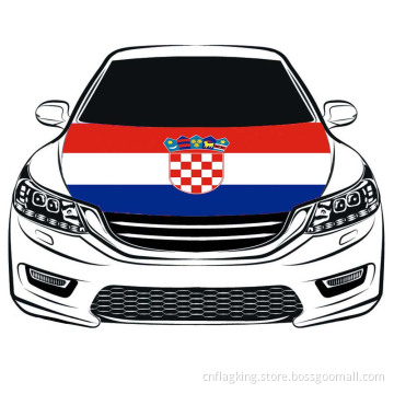 The World Cup Republic of Croatia Flag Car Hood flag 100*150cm Republic of Croatia Hood Flag